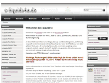 Tablet Screenshot of e-liquids4u.de